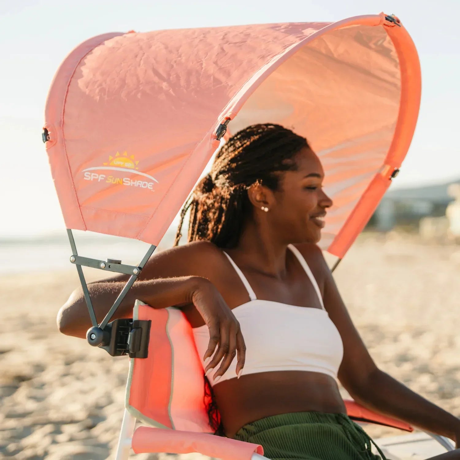Premium All-Weather SunShade Accessory - Choice 361 - Instant Sunshade Umbrella for Tailgating Detail